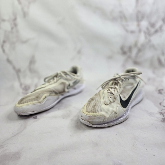 Nike Air Zoom Vapor Pro Mens 12 White Shoe Sneaker CZ0220-124 Court Lace Up Low - Picture 1 of 13